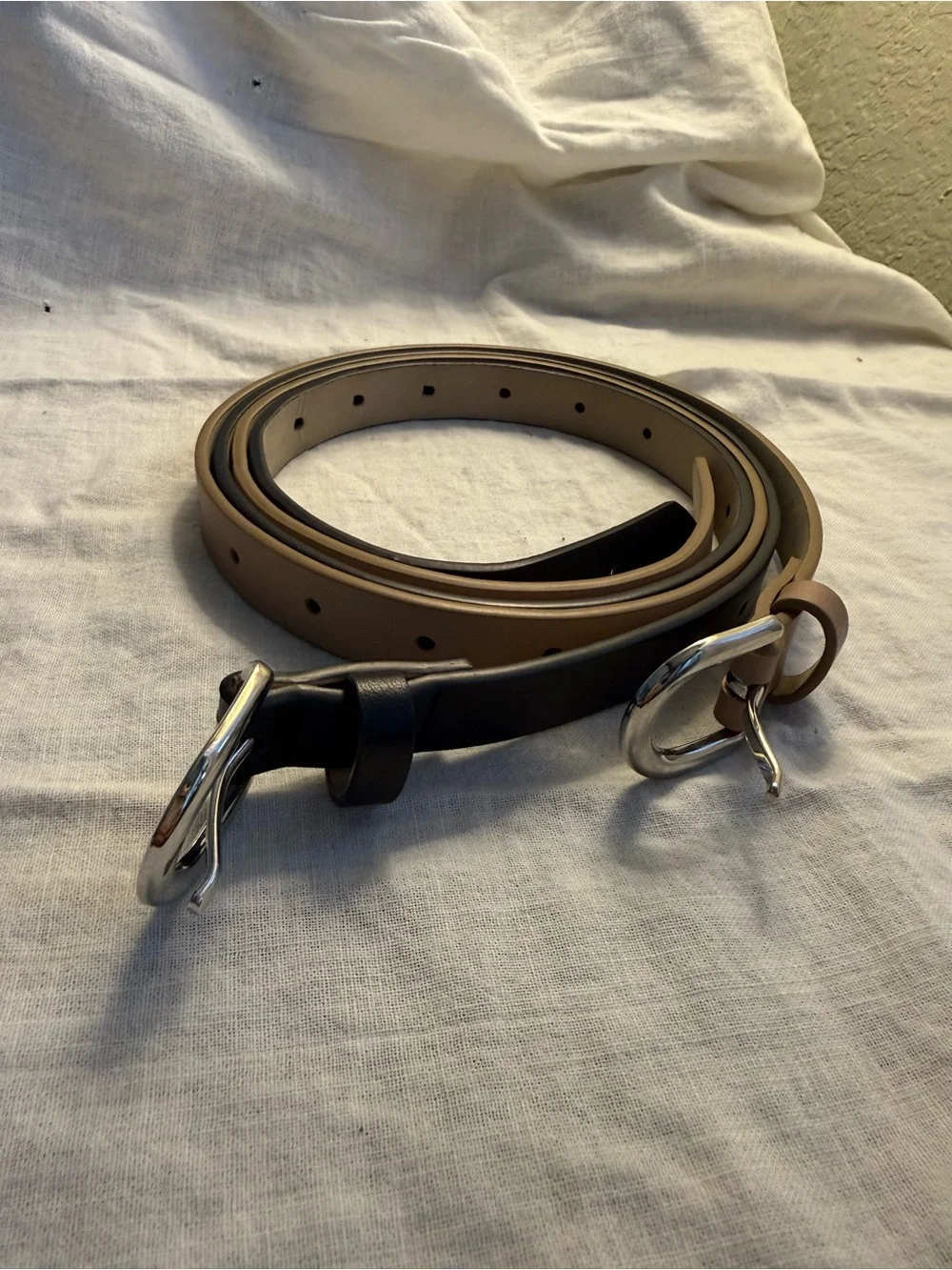 Classic Leather Belts - Black & Tan